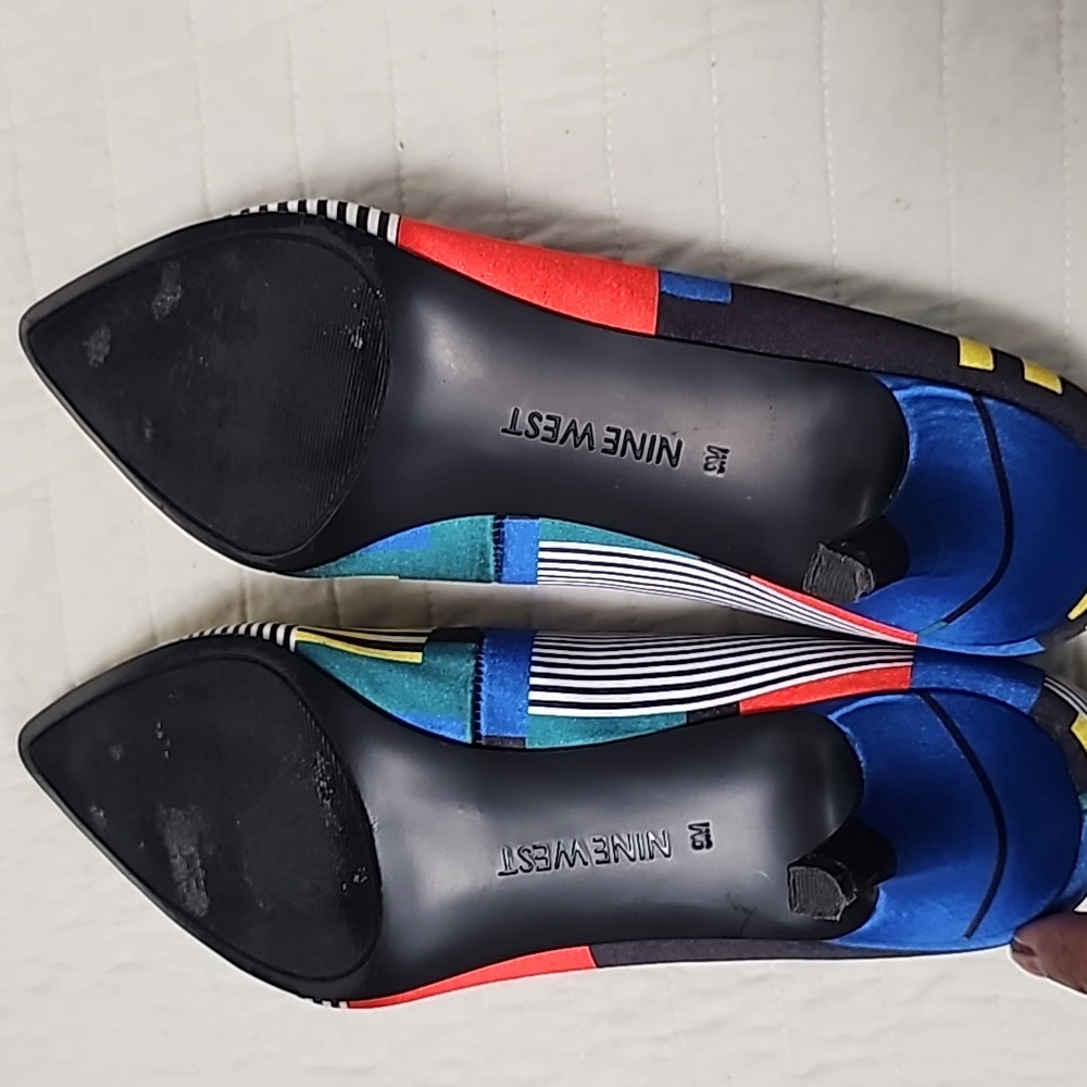 New, Nine West, Colorful Pumps, 9 - Picture 6 of 6